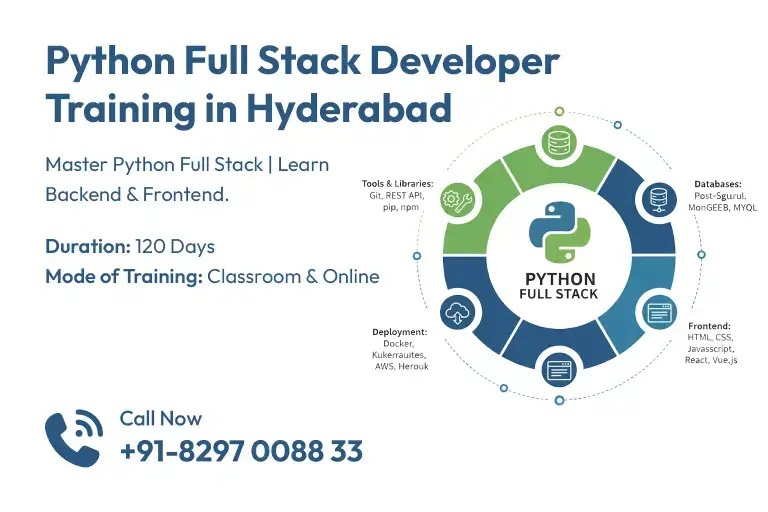 Best Python Full Stack Training in Hyderabad with Classroom and Online Training