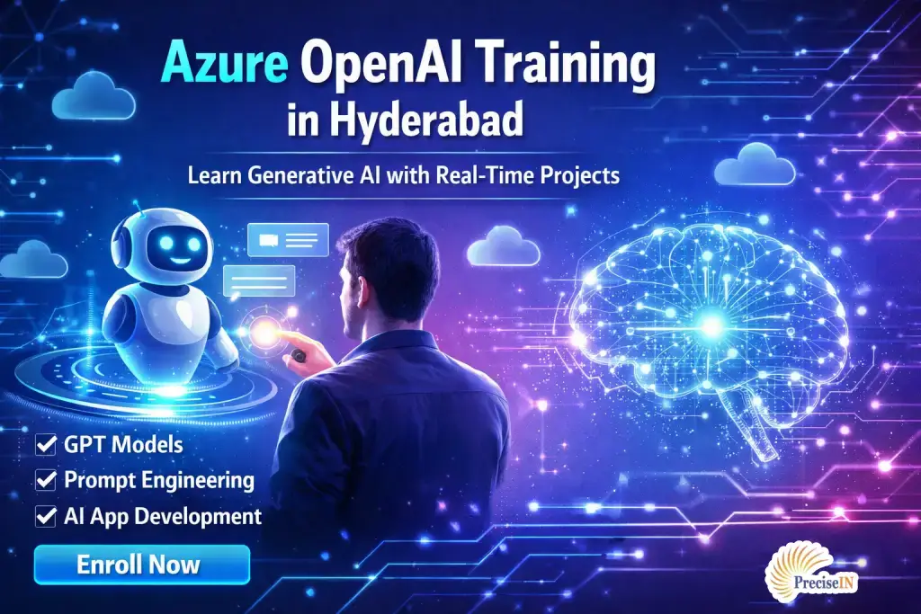 Azure OpenAI Training in Hyderabad by PreciseIN Technologies with real-time Generative AI projects