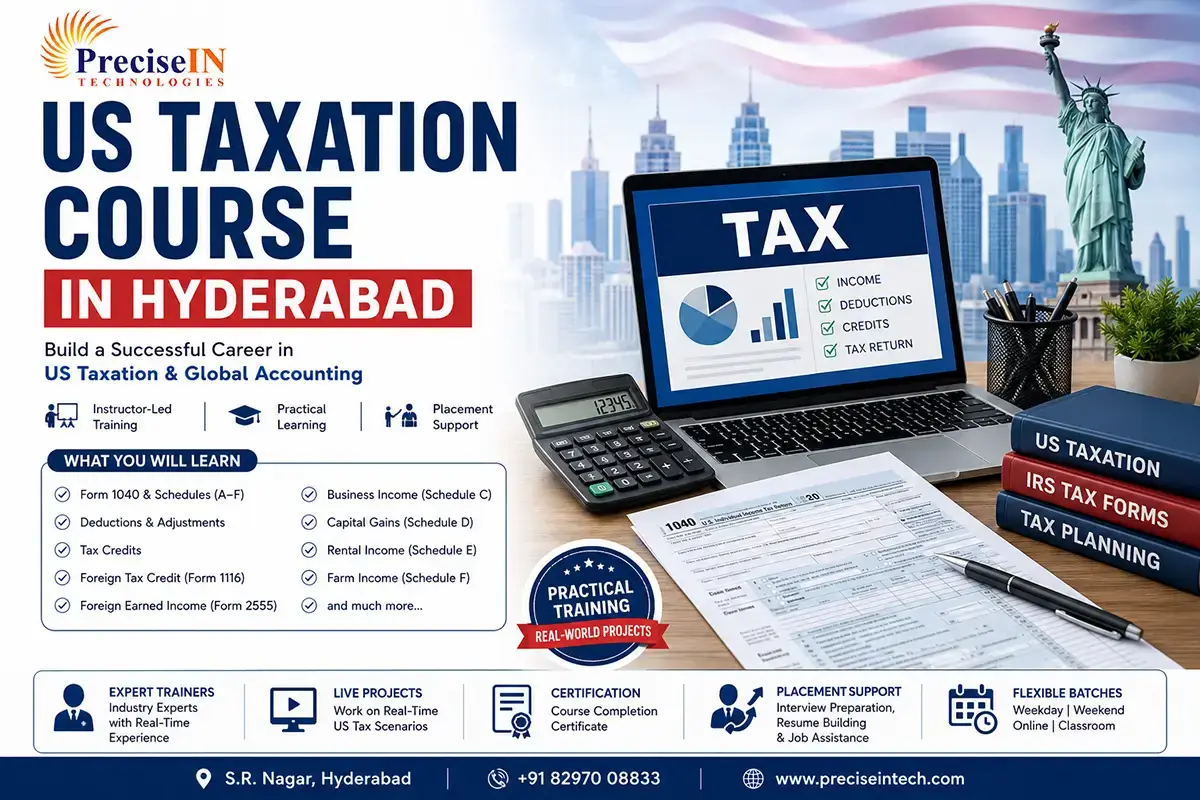 US Taxation Course in Hyderabad with Practical Training